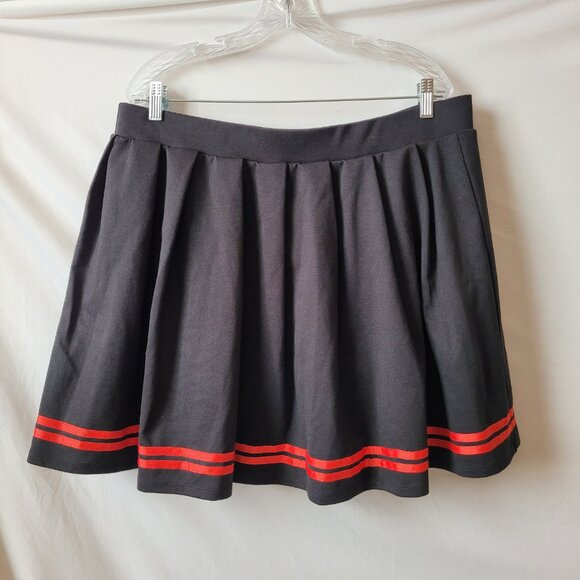 Wild Fable Mini Pleated Tennis Skirt Black Size 1X - Picture 6 of 10